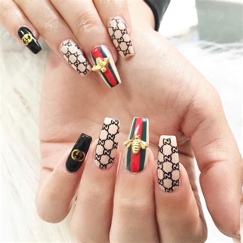 gucci style nail designs